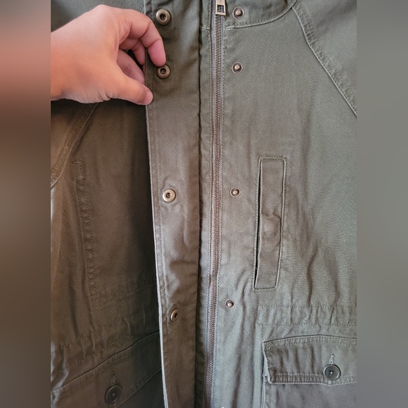 Madewell Northover Utility Jacket Regular Fit Cotton Desert Olive Size Small - Picture 6 of 15